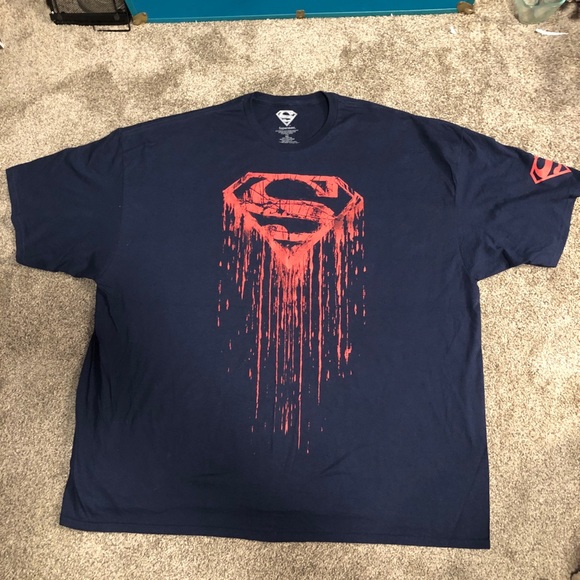 Superman navy men’s t-shirt. Size 5x. NWOT - Picture 1 of 3